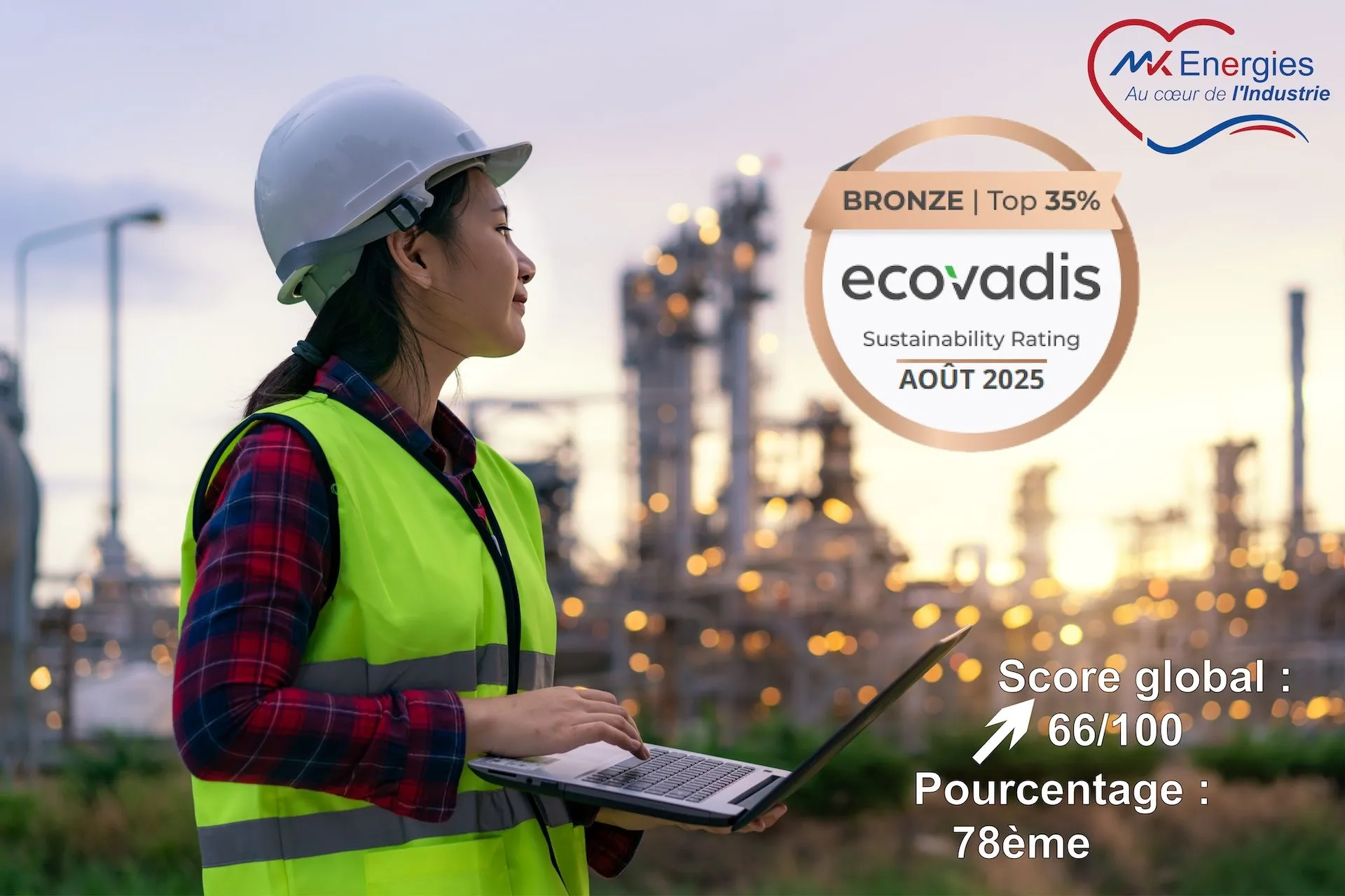 Renouvellement de notre certification RSE EcoVadis !